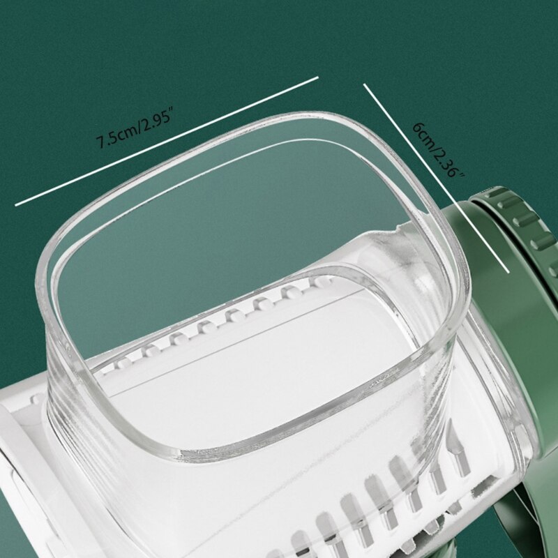 Function Hand-Operated Roller Vegetable Cutter Kitchen Vegetable Slicer Shredder 72XF