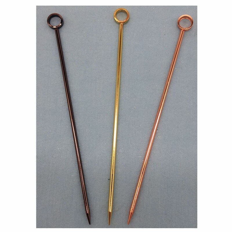 20pc stalowe wykałaczki robić martini, szpikulce robić grilla, 11cm metalowe, miedziano-złote mieszadła robić koktajli, tłuczki robić koktajli, narzędzia robić grillowania na barze imprezowym