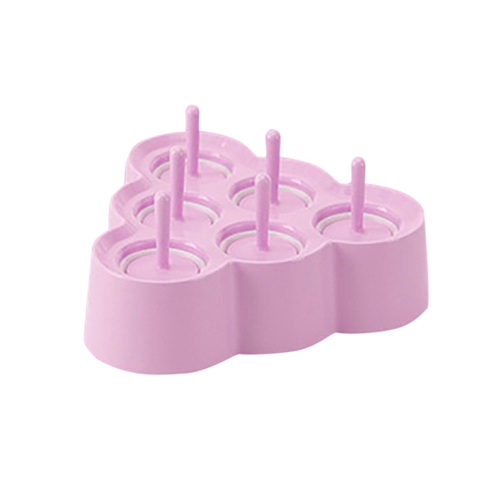Ice Cream Tools Silicone Ice Cream Mold Ice Lolly Molds Ice With Sticks Tray Froze Форма Для Мороженого: L