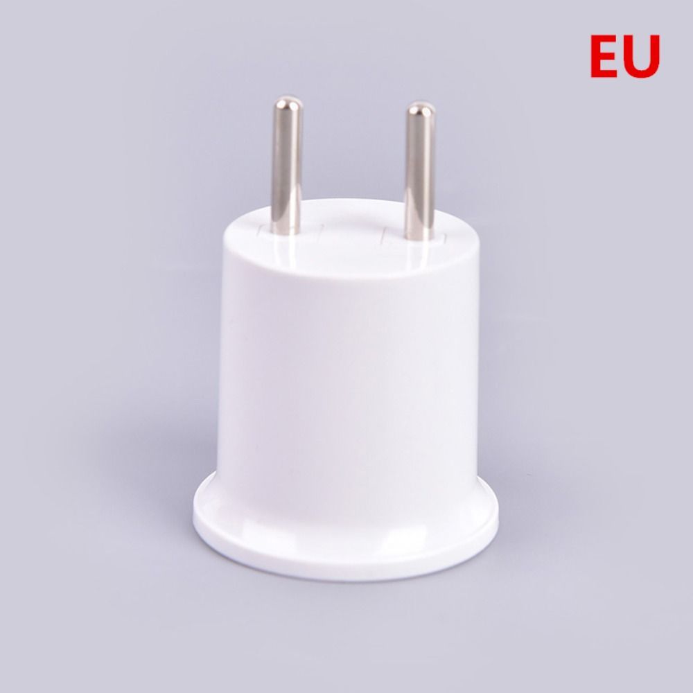 Witte Eu/Us Stekker Adapter Converter Lichtbus Lamp Lamphouder E27 Lampvoet: Black