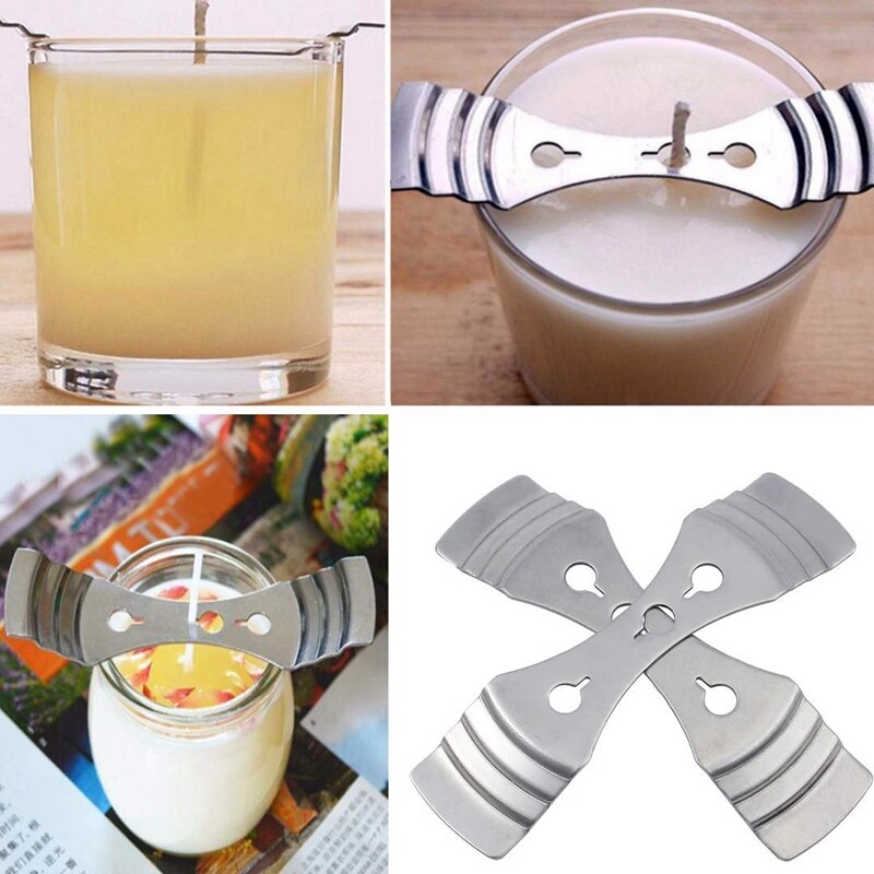 Kaars Maken Kit Bevat 550 Ml Rvs Melting Pot, Pre-Wax Kaars Lont, lont Center Apparatuur, Kaars Pot En Roer S