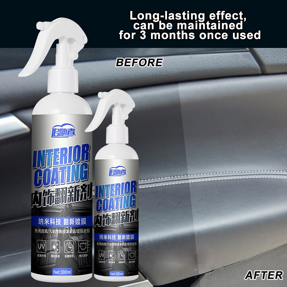 Leer gerenoveerd coating pasta onderhoudsmiddel auto kunststof opknappen dashboard stoel leer reinigen opknapmiddel