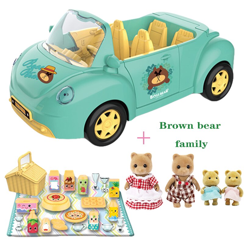 Children's Birthday Simulation Play House Toy Convertible Sliding Car Rabbit Family Ho Package Toy Halloween: 8806-2-G07-K04