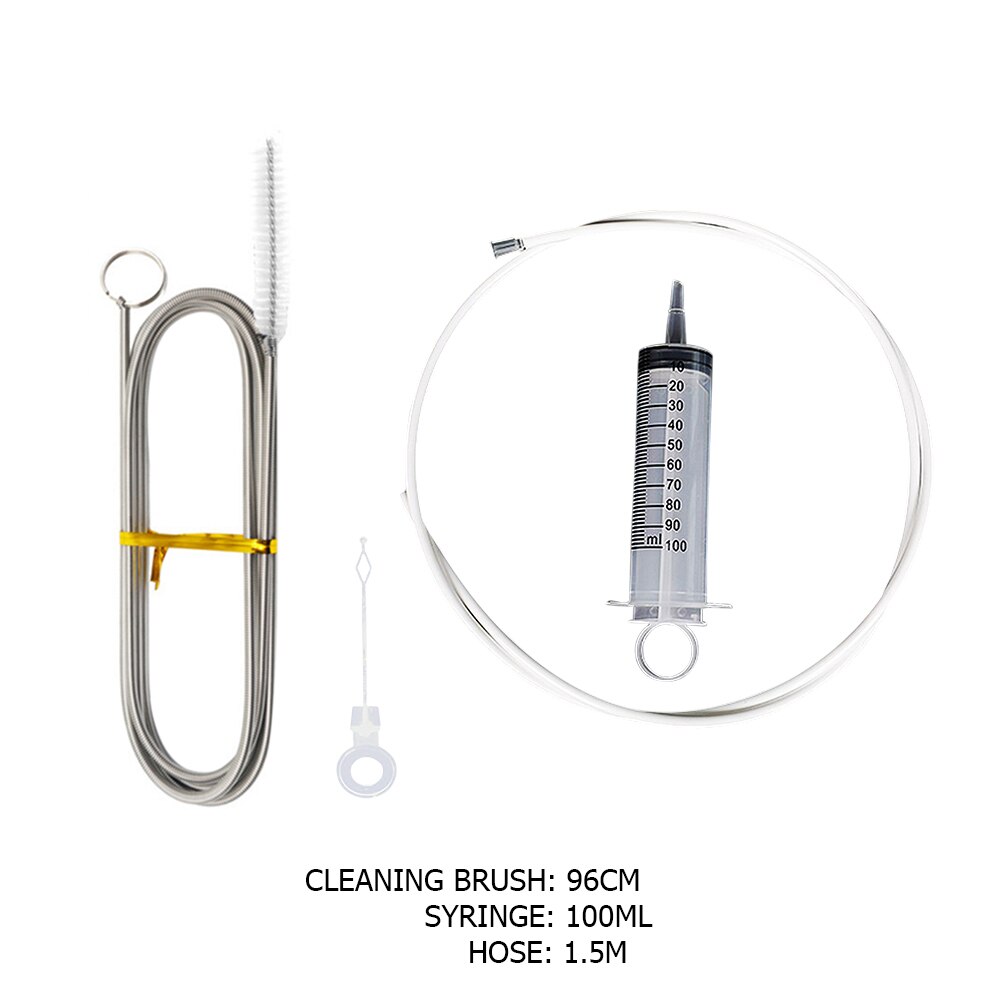 Refrigerator Drain Hole Clog Remover Cleaning Tools Set Household Dredge Hose Fridge-freezer Water Outlet Cleaner: 3pcs A