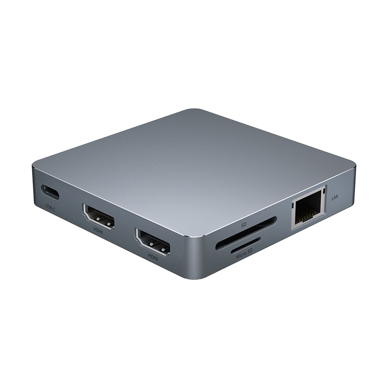 Docking Station Usb C Hub Type-C 11-In-1 Met Dual 4K Hdmi Gigabit Ethernet poorten Voor En Usb C Laptops Telefoon: Default Title