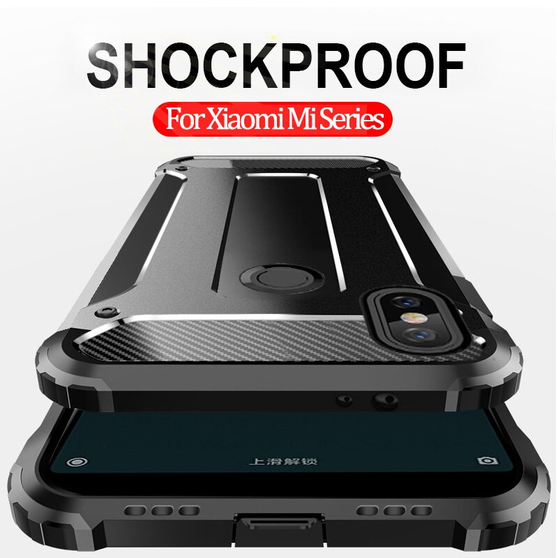 Originele Armor telefoonhoesjes Xiaomi mi play miA3 case zachte siliconen BUMPER Anti-Shock Case cover Xiaomi mi A3 hoesjes Xiaomi mi play telefoon hoesjes Xiaomi Mi A3 Case