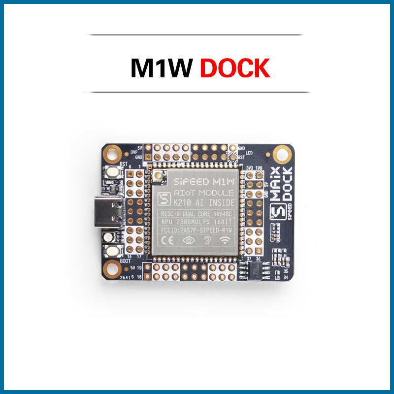 Sipeed M1 M1w Dock K210 Dev. Board 1st RV64 Ai Board Voor Rand Computing