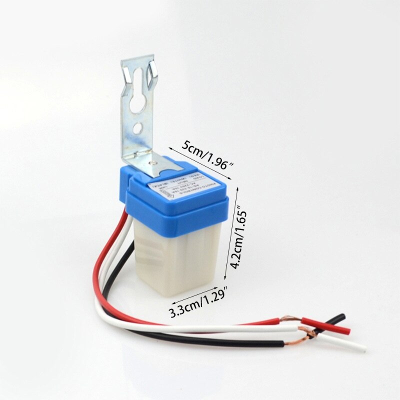 10Pcs Auto On Off Photocell Street Light Photoswitch Sensor Switch AC/DC 12V 10A 667B