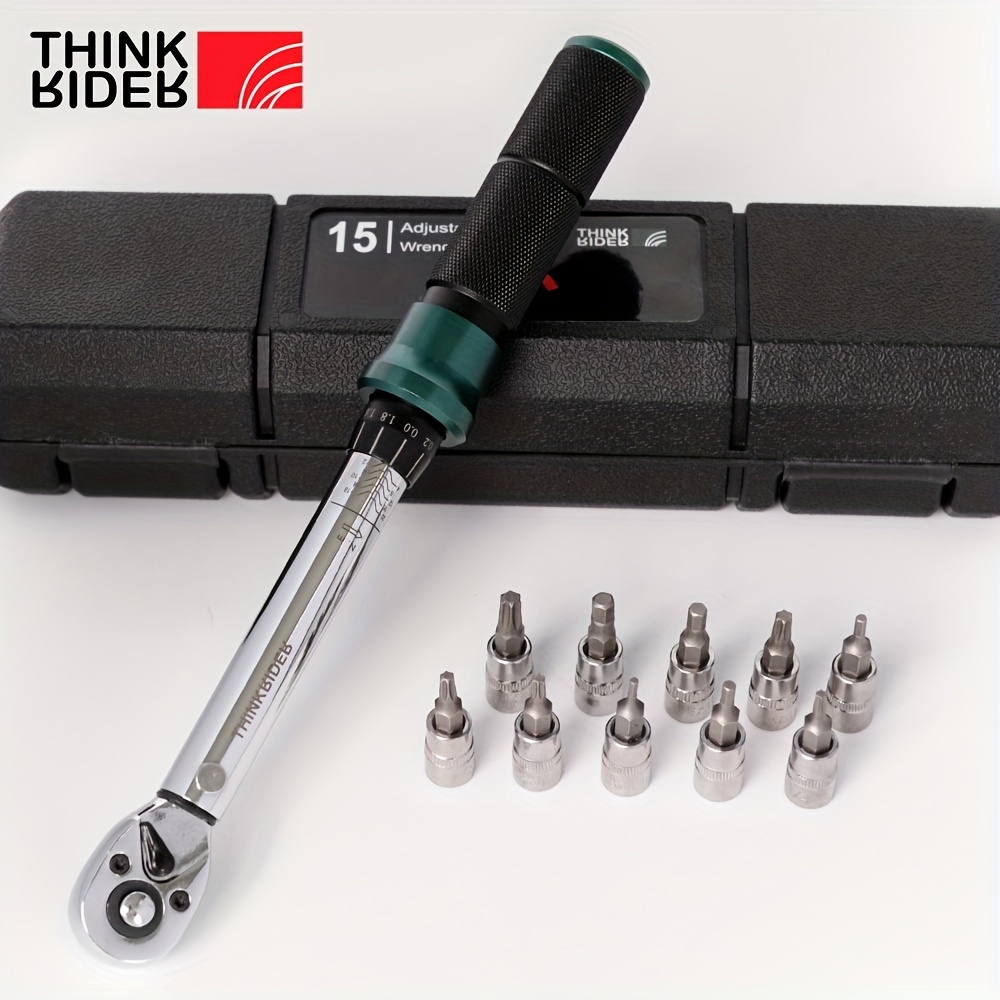 ThinkRider-llave dinamométrica para bicicleta de NL-15, herramienta Allen, juego de llaves de vaso, Kits de herramientas de reparación de ciclismo