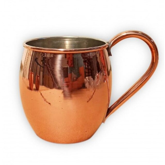 Vasos de cobre para cerveza de 500 ml, hechos a mano, cobre puro antibacteriano, Vintage rústico, vasos para beber: Rose Gold