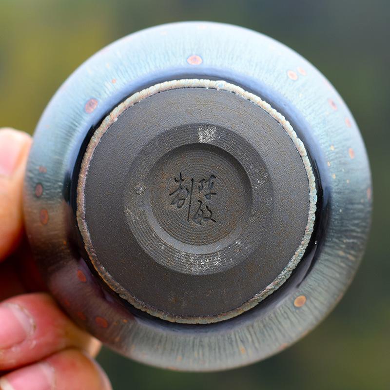 120ml kinesisk te kopp lilla sand porselen tekopp sett tekanne drinkware keramisk kina kung fu te sett keramisk kopp kinesisk