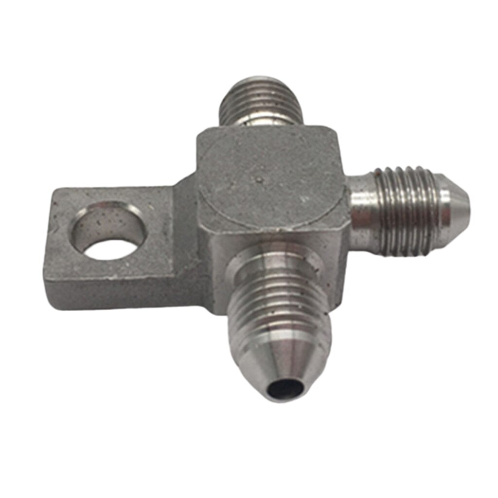 AN3 3AN Stainless Steel Male Flare Tee Fitting Adapter With Locating Lug