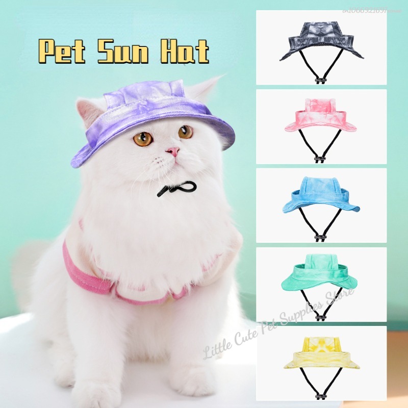 Gorros para perros y gatos con cuerda ajustable, sombrero para mascotas pequeñas y medianas, sombrero para cachorros, accesorios para perros pequeños