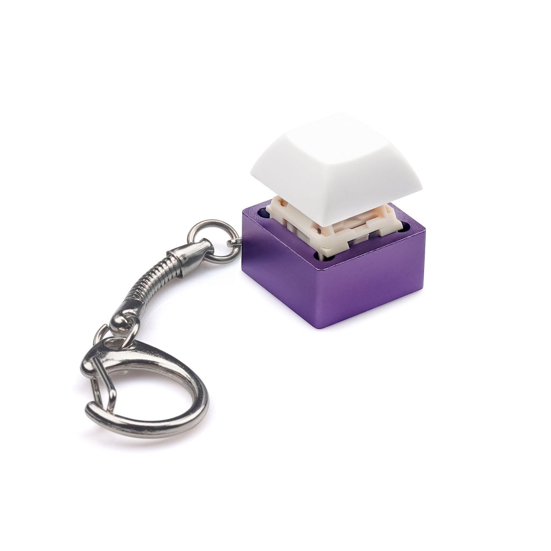 KBDfans CNC Aluminium Mehrfarbig Keychain: Violett