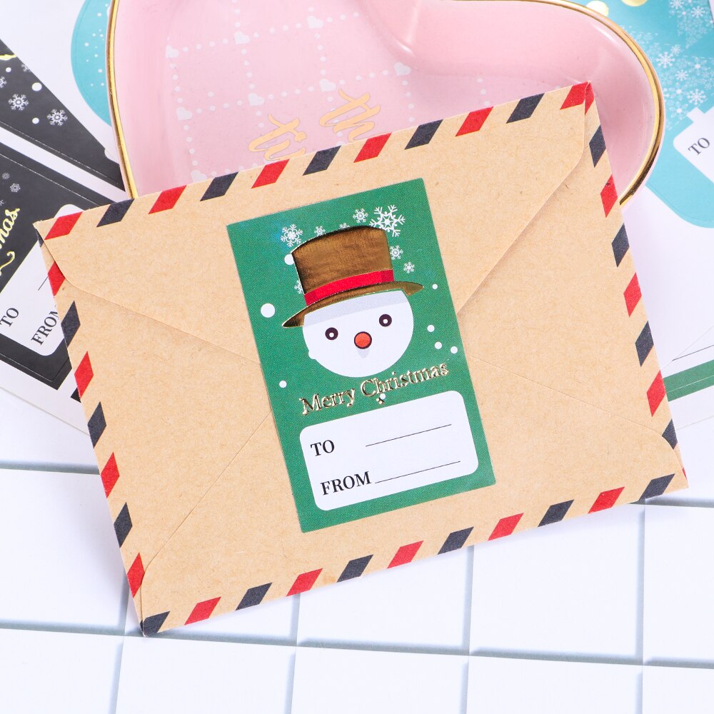 33pc Kerst Thema Seal papier Sticker Studenten DIY Multifunctionele dagboek sticker cake biscuit pakket Label Festival Decor