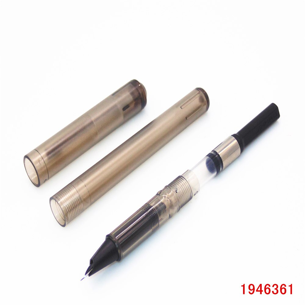 JINHAO 991 pluma estilográfica Extra fina de color Negro transparente nuevos estudiantes plumas de práctica infantil
