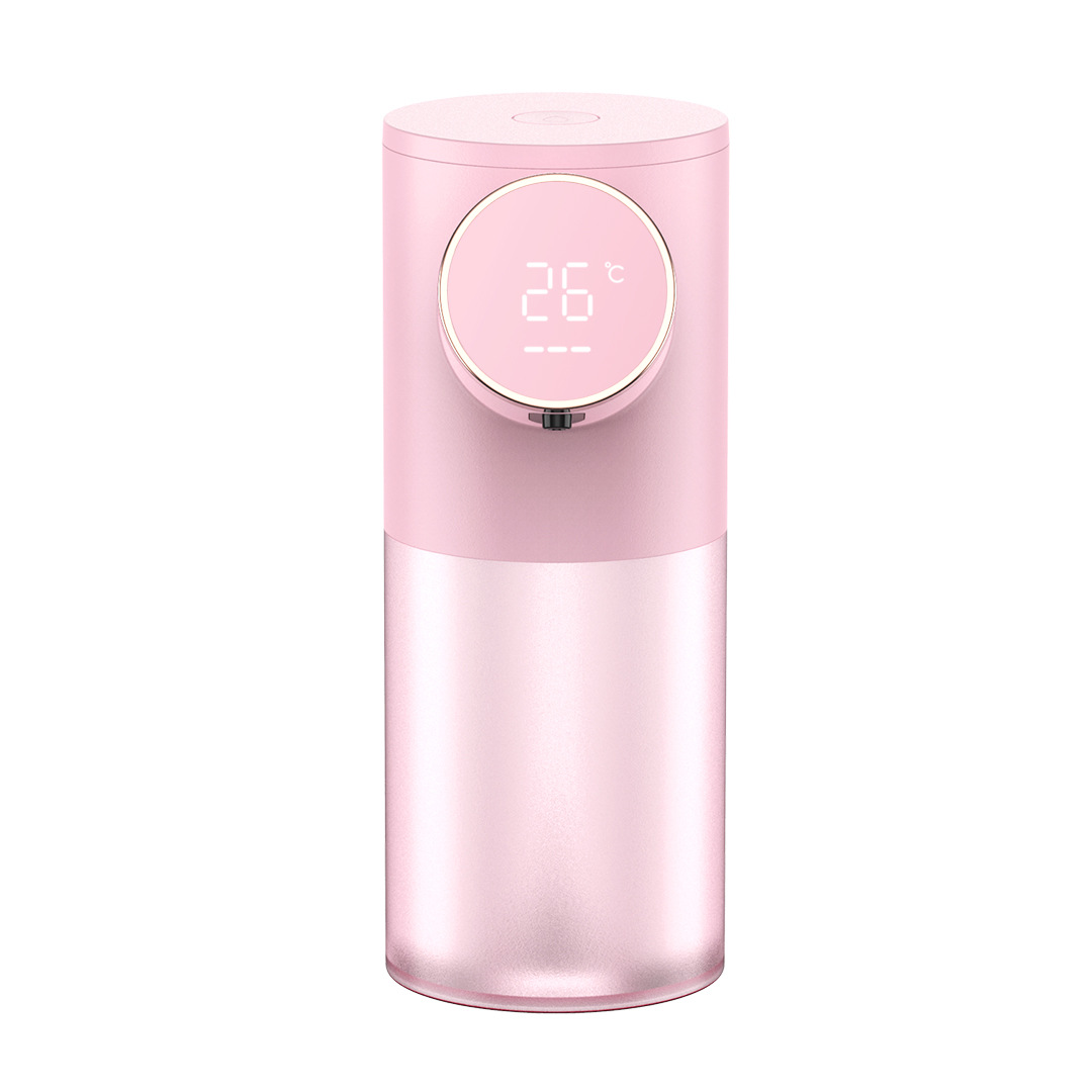 Dispenser di sapone automatico Xiaomi Dispenser di sapone liquido ricaricabile USB da 320ml Display digitale schiuma disinfettante per le mani: Colore rosa