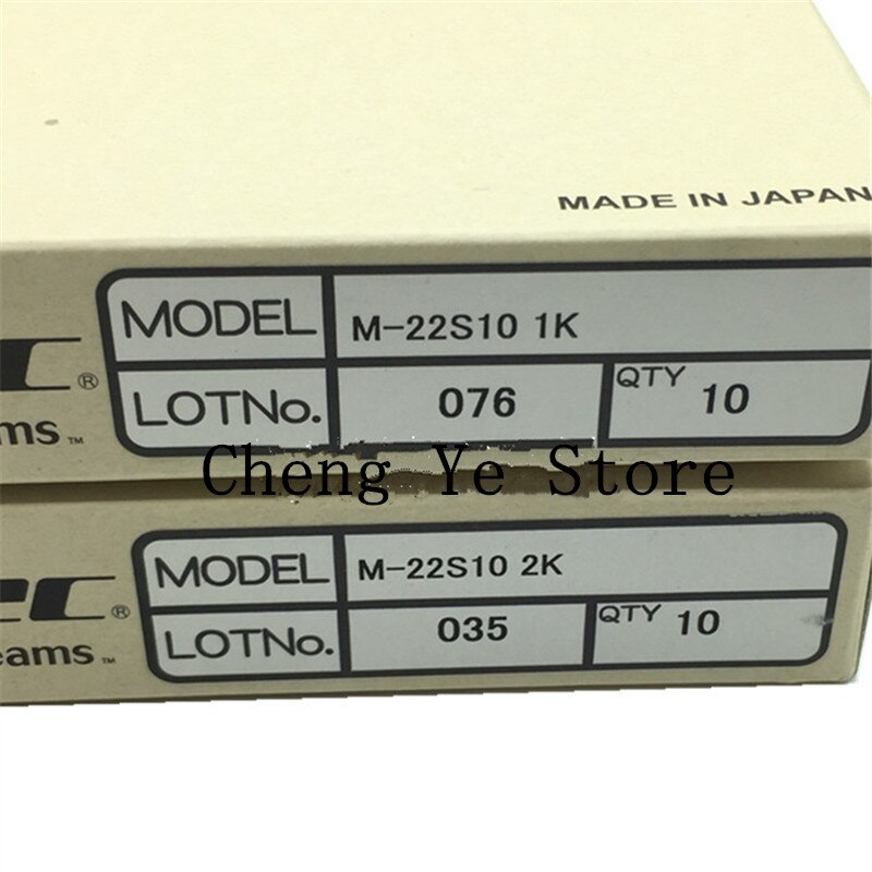 Potenciómetro de impresora de etiquetas plateadas NIDEC COPAL M22S10 1K 2K potenciómetro bobinado de varias vueltas, 10 vueltas, novedad de 0.2%