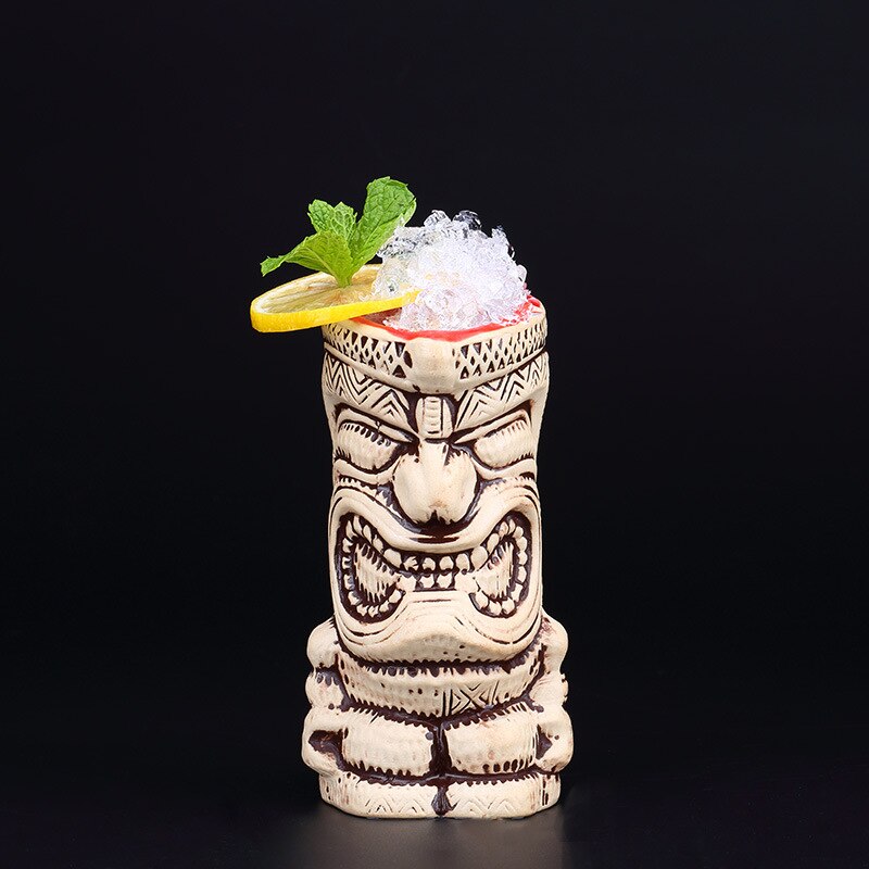 Cool Cool Carl Tiki Mok Hawaii Cocktail Cup Keramische Cup Tiki Beker Wijn Glas