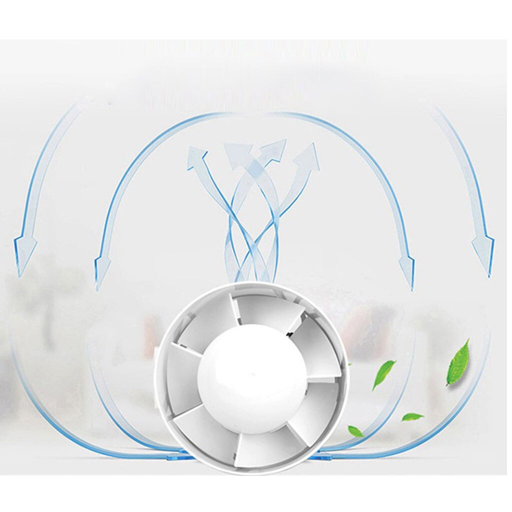 4" 14W Exhaust Vent Fan Inline Duct Blower Grow Tent Ventilation Hydroponic