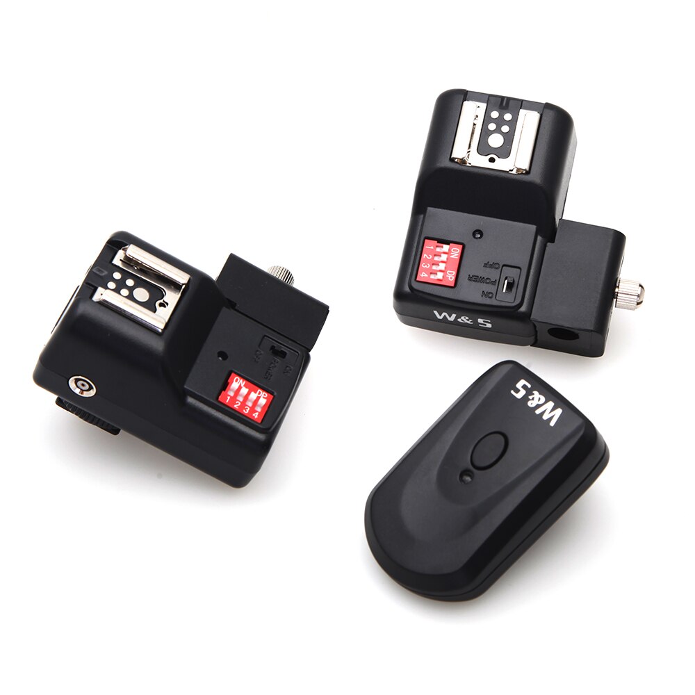 Wansen PT-16NE 16 canaux sans fil Speedlite Flash déclencheur avec porte-parapluie + 2X récepteur pour Canon Nikon Pentax Olympus