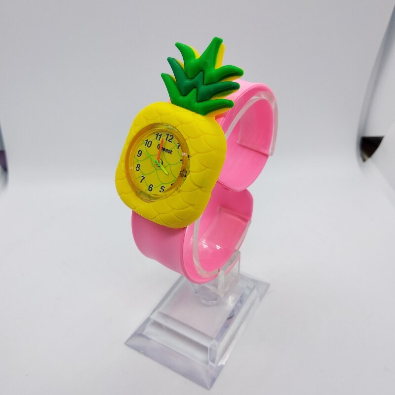 Combineren verschillende dieren Bloem Lieveheersbeestje Kids Slap Horloge Sport Pat Horloges Voor Kinderen Student Baby Cadeau Kind Horloges: 15