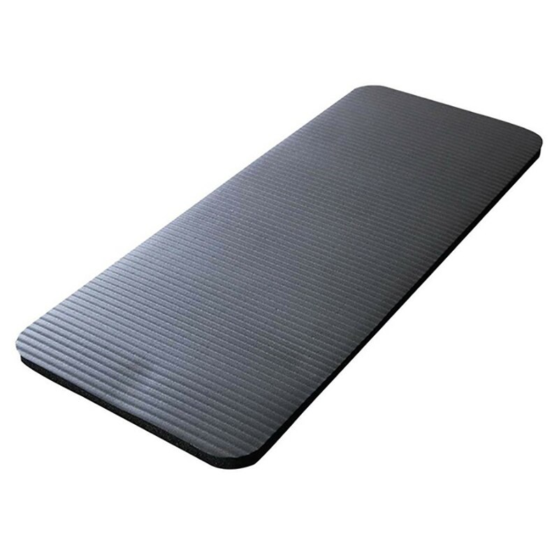 60 x 25 nbr yogamatta halkfri nbr pilates yogamattor hem hälsa träning fitness meditation pad gym träning fitness 5 färger: Svart