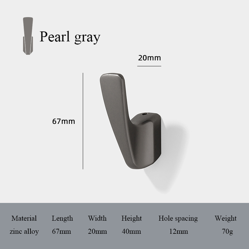 1 unidad Gancho dorado de lujo para colgar en la pared, gancho individual para ropa, dormitorio, bata, salón, abrigo, bata, soporte para Toalla de baño ganchos adhesivos de pared baño ganchos para colgar: Rojo