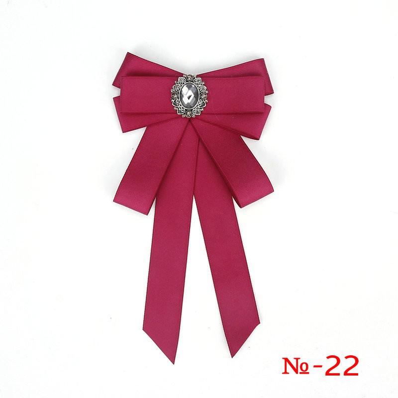 Mode Vlinder Knoop Lint Diamant Bowtie College Dames Wit Rhinestone Shirts Strikje Cadeau Voor Vrouwen Accessoires