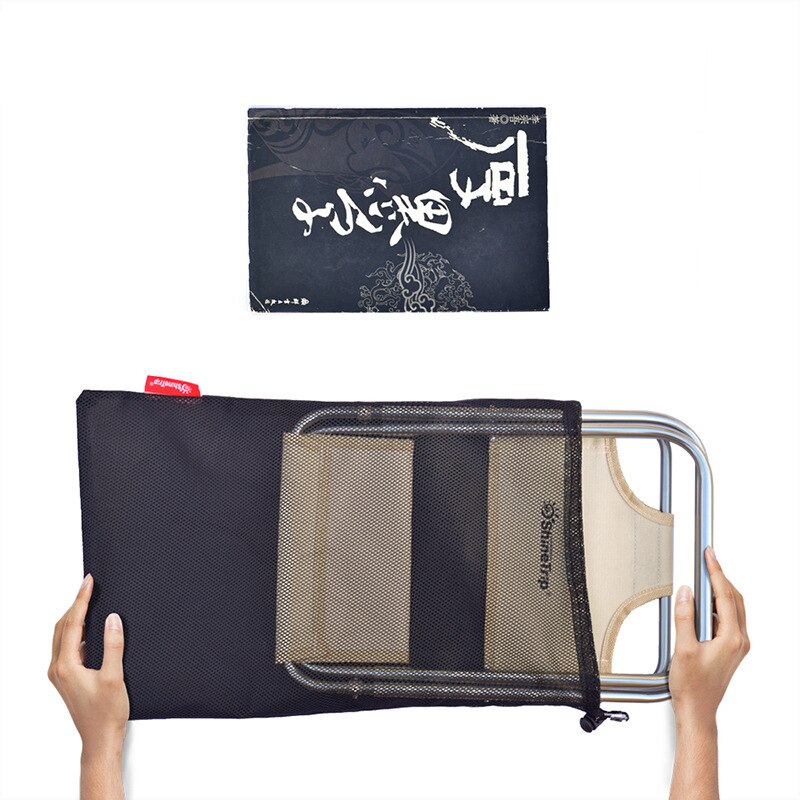 Outdoor Aluminum Alloy Folding Chair Back Folding Horse Drawn Chair Portable Fishing Stool