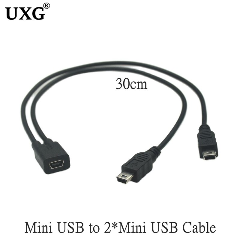 Type-c USB 3.1 &amp; Micro USB 1 Female to Micro Mini USB Type-c Type B Male Y Splitter Charge Extension Date Splitter Adapter Cable: U2-114