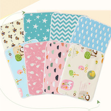 Baby Luier Aankleedkussen Katoen Ecologic Luier Veranderende Tafel Cartoon Baby Waterdichte Matras Laken Baby Verandering Mat Cover