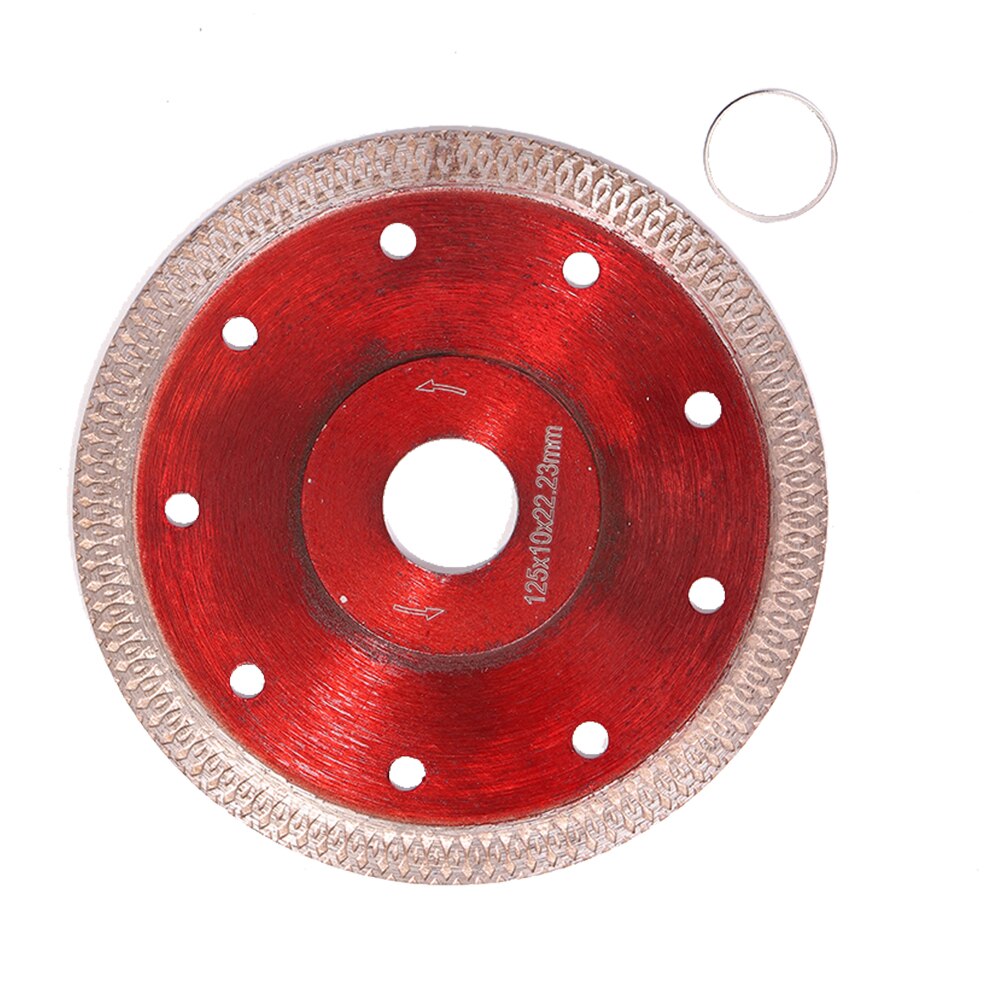 105/115/125Mm Diamant Zaagbladen Snijden Hout Zaag Wiel Schijf Multitool Cutter Haakse Slijper Voor Tegel keramische Graniet Marmer: red 125mm