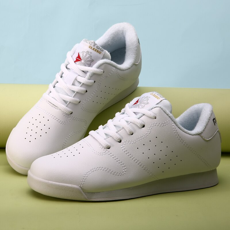 Kids 'Dans Sneakers Jongens Meisjes Professionele Witte Kant-Up Ademend Concurrerende Aerobics Schoenen Cheerleading Schoenen Sport Schoenen