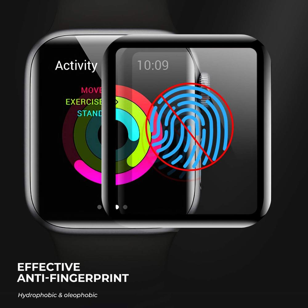 3D Gebogen Rand Hd Gehard Glas Voor Apple Horloge Serie 3 2 1 38Mm 42Mm Screen Protector Film voor Iwatch 4/5/6/Se 40Mm 44Mm