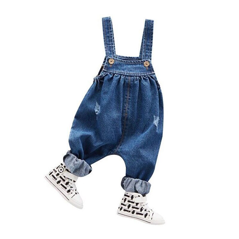 Crianças jeans 2022 nova moda verão crianças denim macacão ajustável menino denim shorts da criança do bebê meninas calças