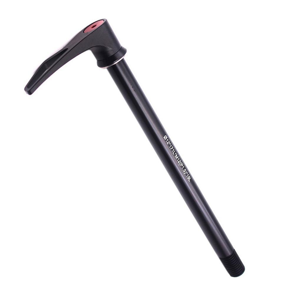 12x120/123/171/175mm Aluminum Alloy Bike Bicycle Quick Release Thru Axle Skewer High Strength Hollow lock Safer