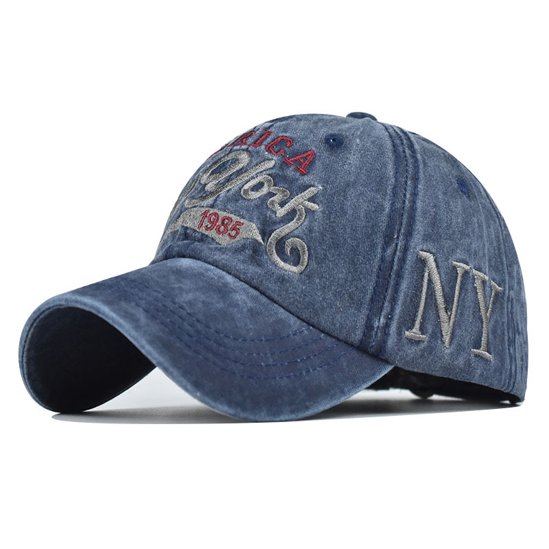 Baseball Snapback Hoed Ny Brief Lente Herfst Cap Hiphop Uitgerust Cap Hoeden Voor Mannen Vrouwen Slijpen Multicolor: Navy