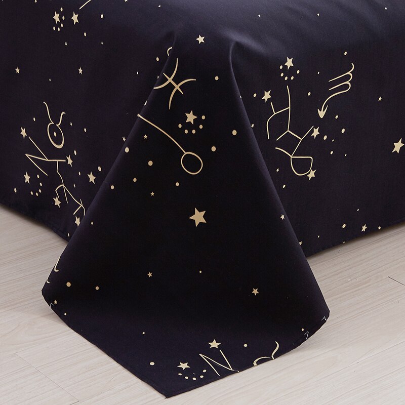 Constellation-ensemble de literie moderne | Housse de couette, housse de lit, drap plat, étuis d'oreiller, ensemble de lin
