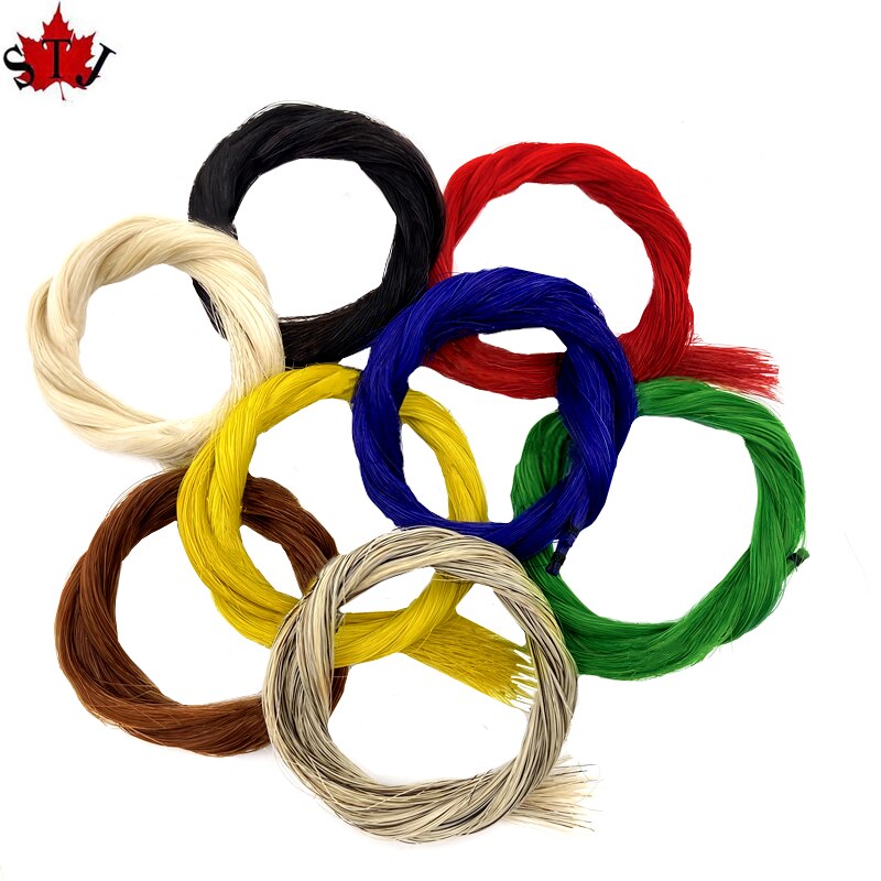 50g migliore qualità stomone siberiano//Mongolia crine di cavallo naturale, viola violino violoncello basso arco capelli coda di cavallo