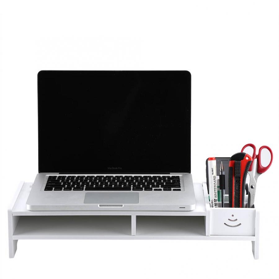 Computer Monitor Riser Laptop PC Stand Home Office Desktop Table Storage Organizer Shelf Computer Desktop Monitor Stand Desk