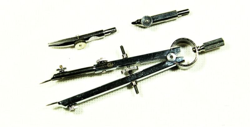 Drawing Compasses Set Technical Precision School Metal Bow Divider Spring Compasses Drawing Tool Compasso Escolar