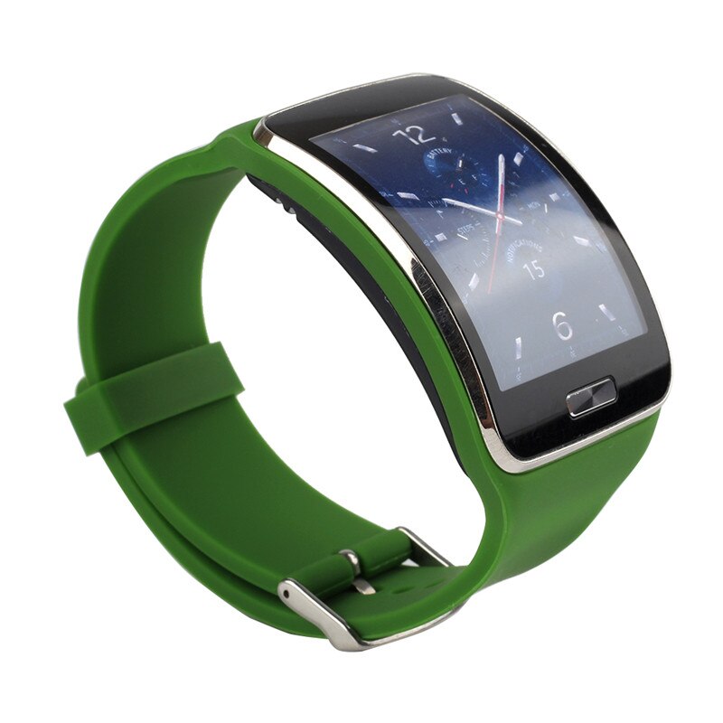 Correa para Samsung Galaxy Gear S R750, pulsera de repuesto para Samsung Galaxy Gear S SM-R750, accesorio para reloj inteligente: Beige
