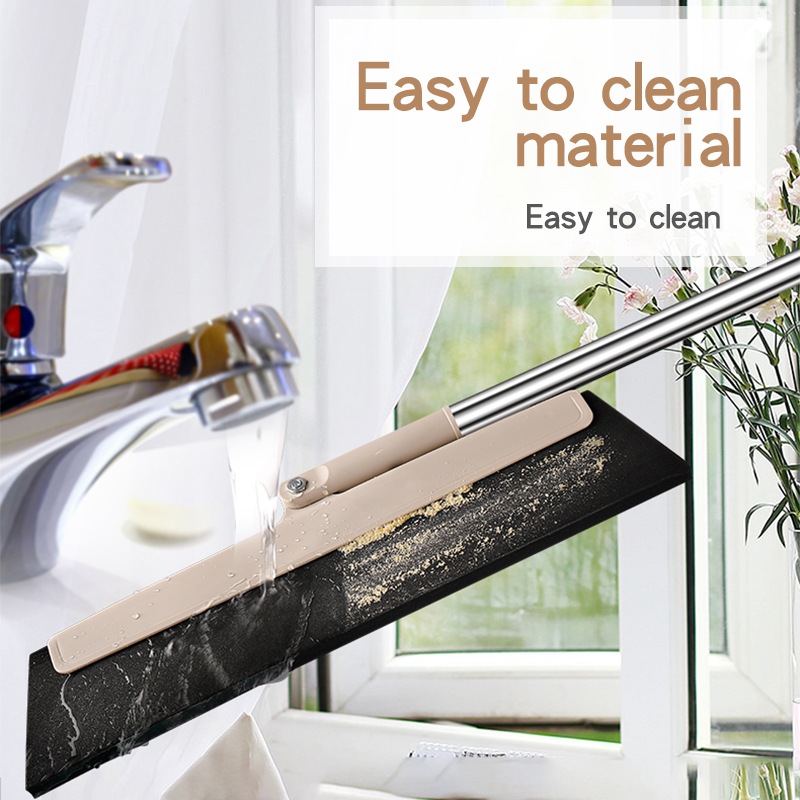 Mop Floor Squeegee with Stainless Steel Handle Removal of Water Household Cleaning Tool Window Cleanner Lazy Sweep