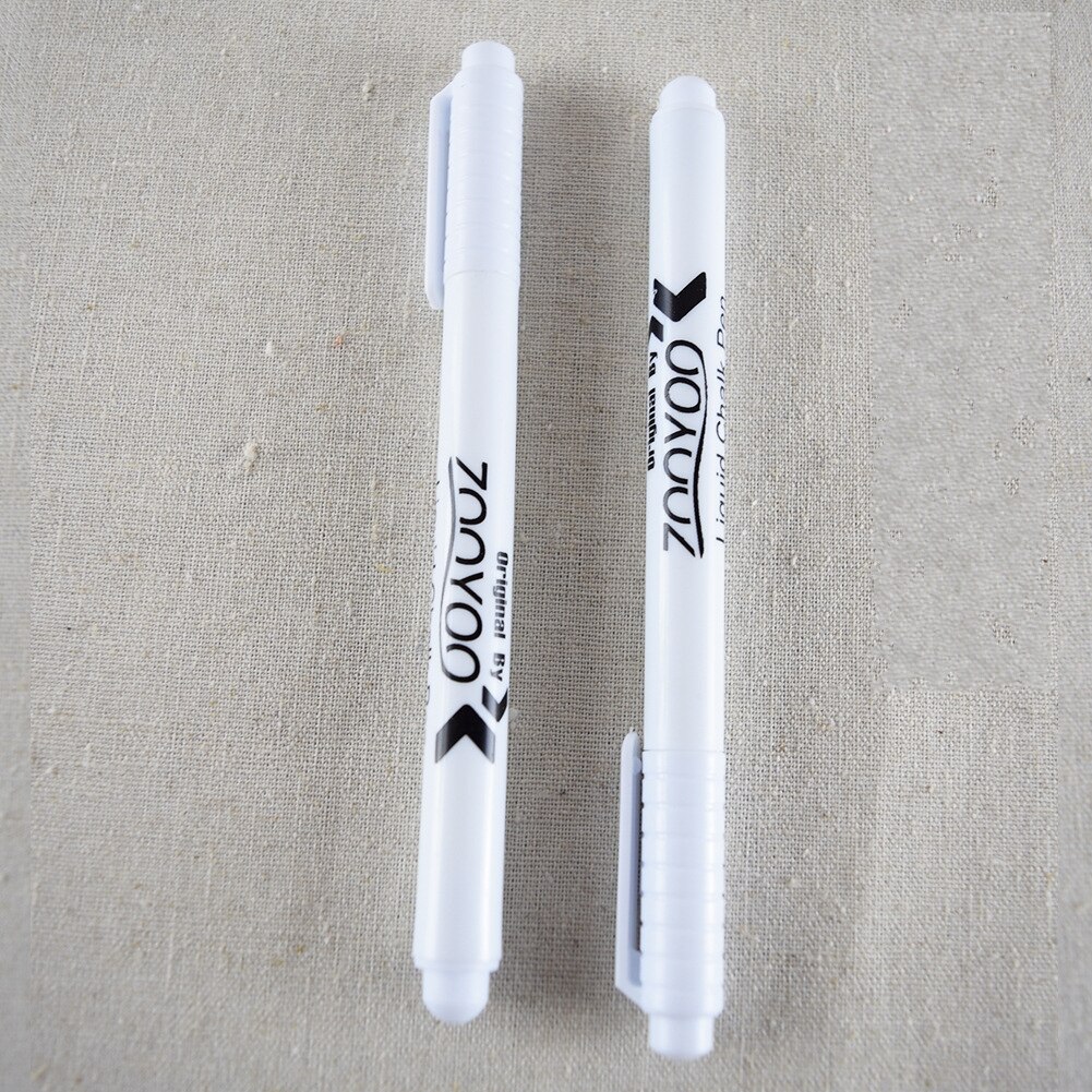 Rotulador de tiza borrable líquida, color blanco, 13,5 cm, para ventanas de cristal, pizarra, marcadores, herramientas de enseñanza de oficina
