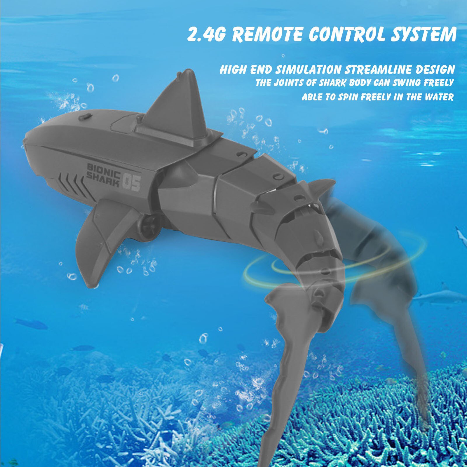 Children's Educational Remote Control Shark Fun Interaction