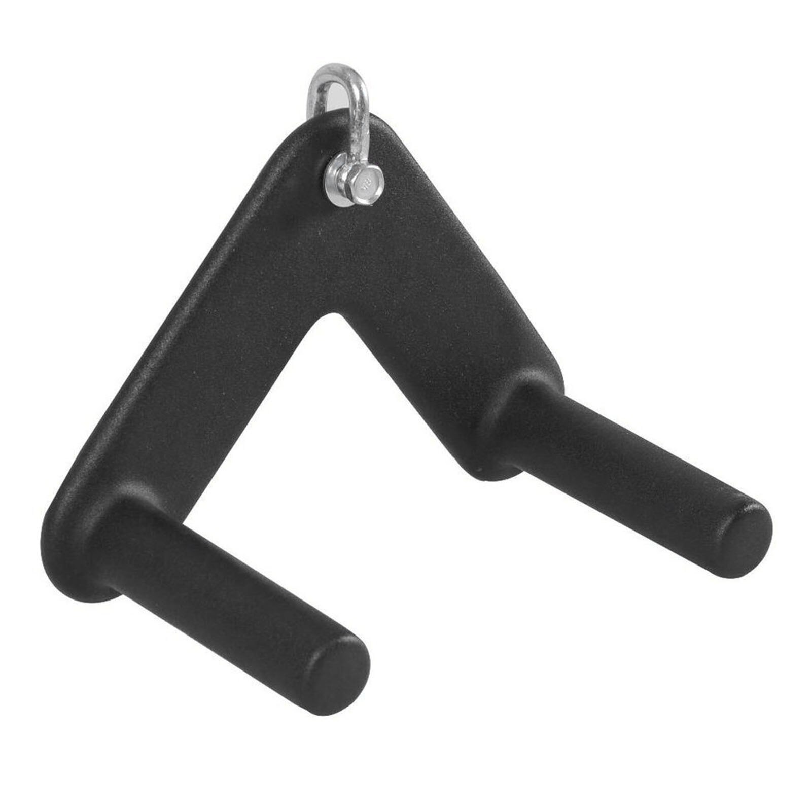 V Shaped Press Down Bar Multi Gym Weight Lifting Workout V-Bar 360 Rotating Rowing Machine Bar Pully Cable Machine Attachment