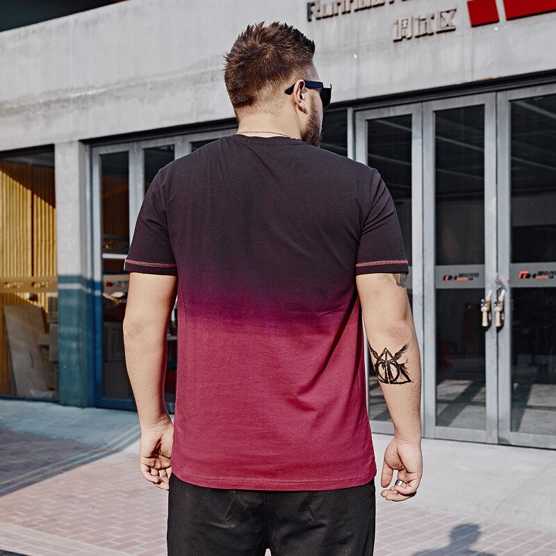 Plus size sommer mænd afslappet t-shirt gradi kortærmet top og t-shirts store 5xl 6xl 7xl 140kg mænd store størrelse mærketøj