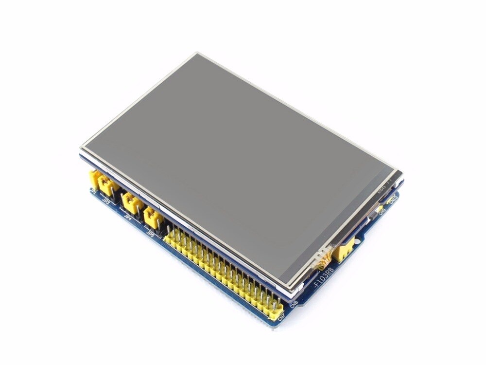 4inch Touch LCD Shield for Arduino Resistive 480x320 resolution Standard Arduino interface Controlled via SPI Micro SD slot