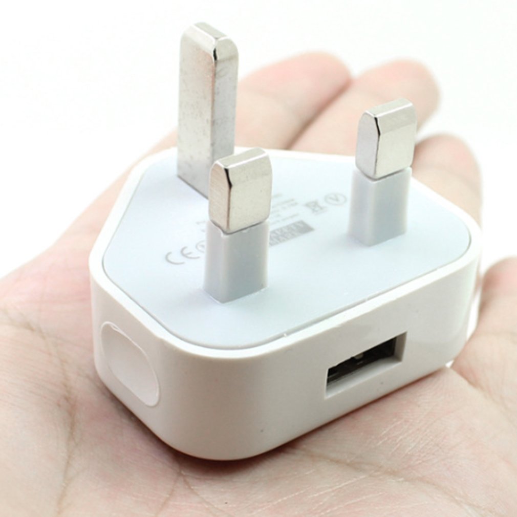 UK Plug 3 Pin USB Plug Adapter Charger Power Plug Wall Socket USB Ports For Phones Tablets Chargeable Devices For Travel Home